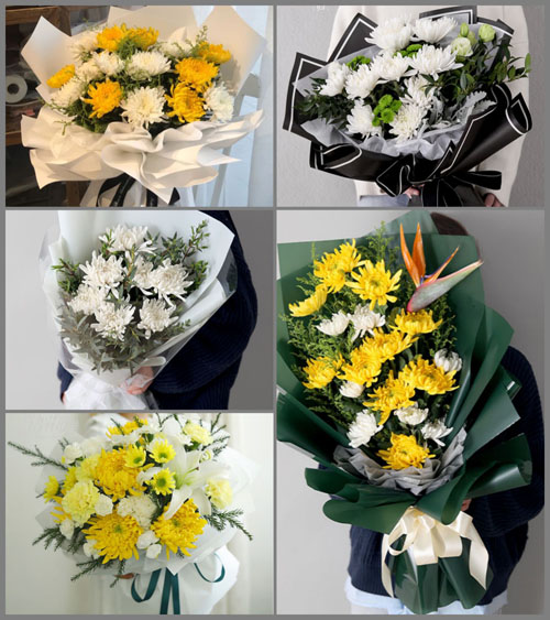 广东梅州市丰顺县汤西镇河西村白事花束代送